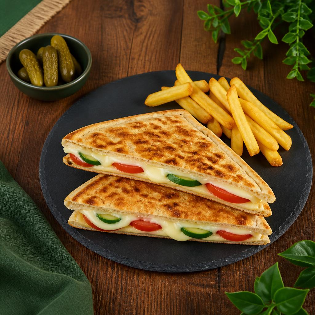 Kaşarlı Bazlama Tost